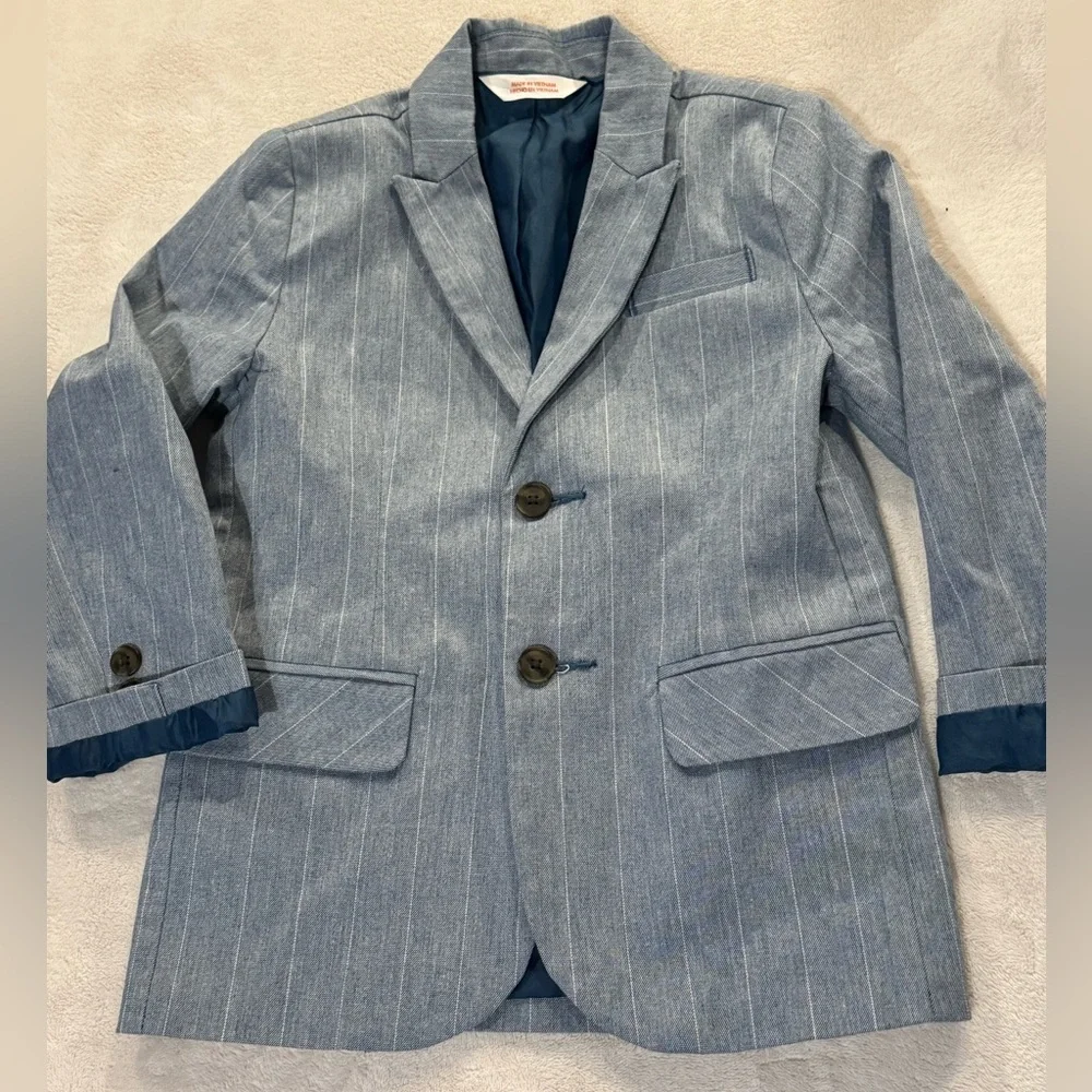 Classic Chambray Blazer By Cat & Jack- Blue - Size 4T